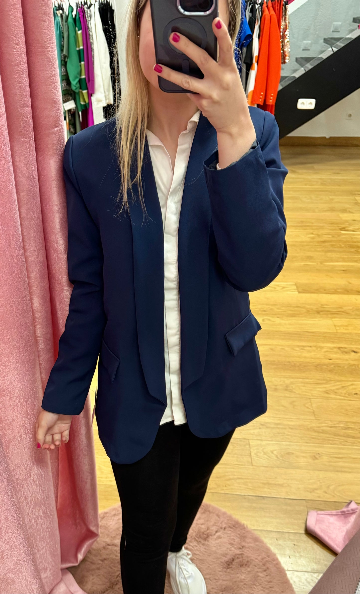 Americana azul marino