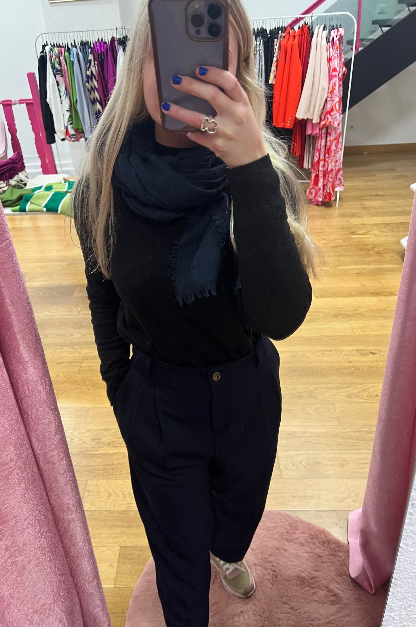 Pantalón sastre azul