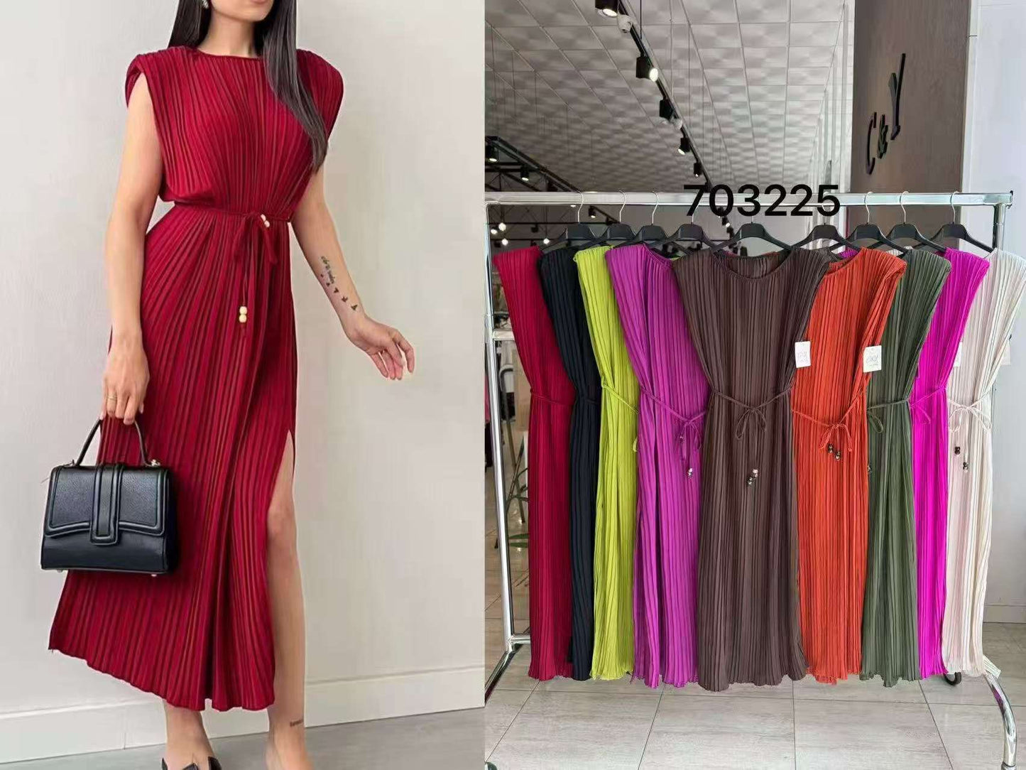 Vestido Plisado