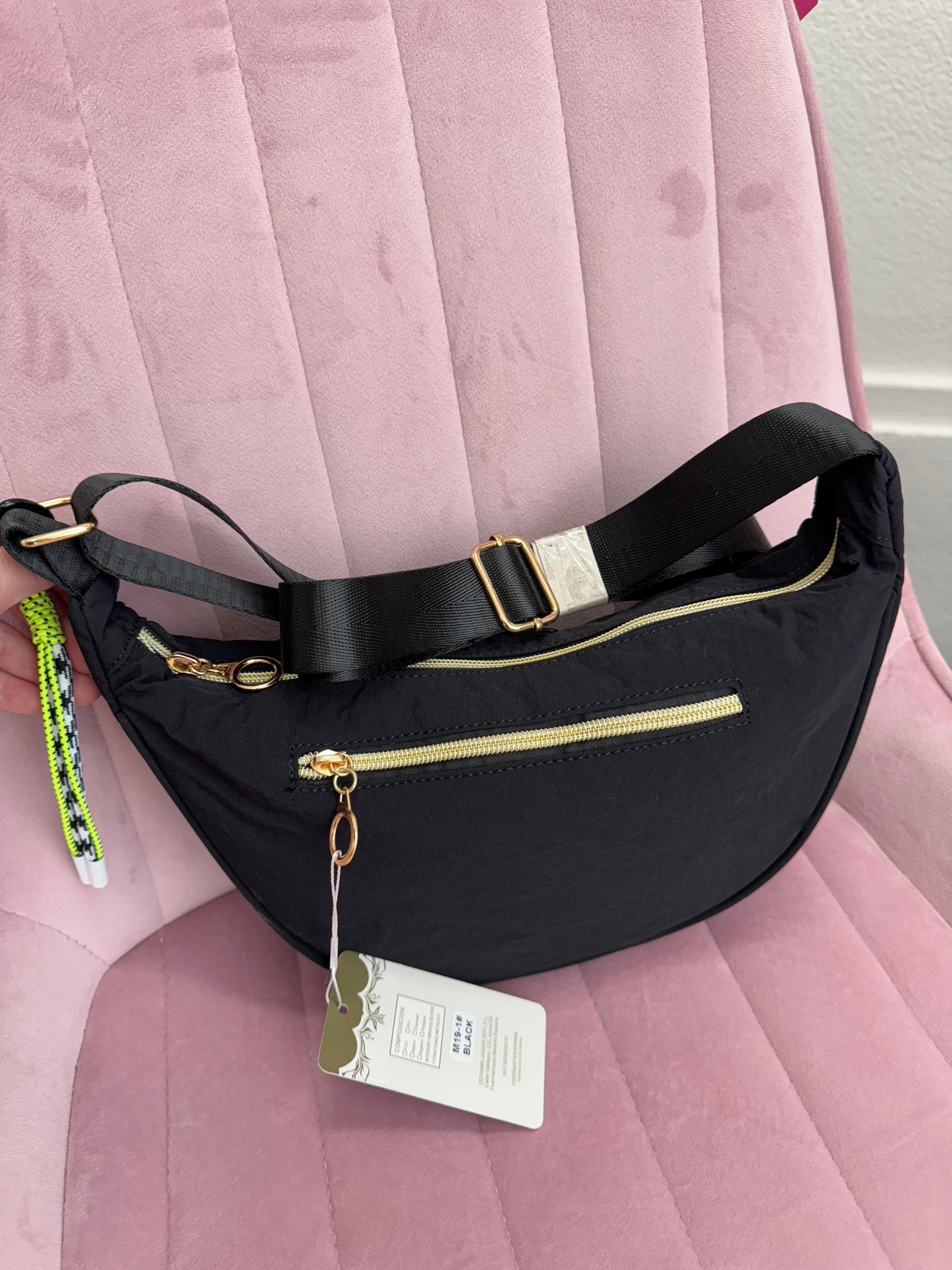 Bolso negro nylon