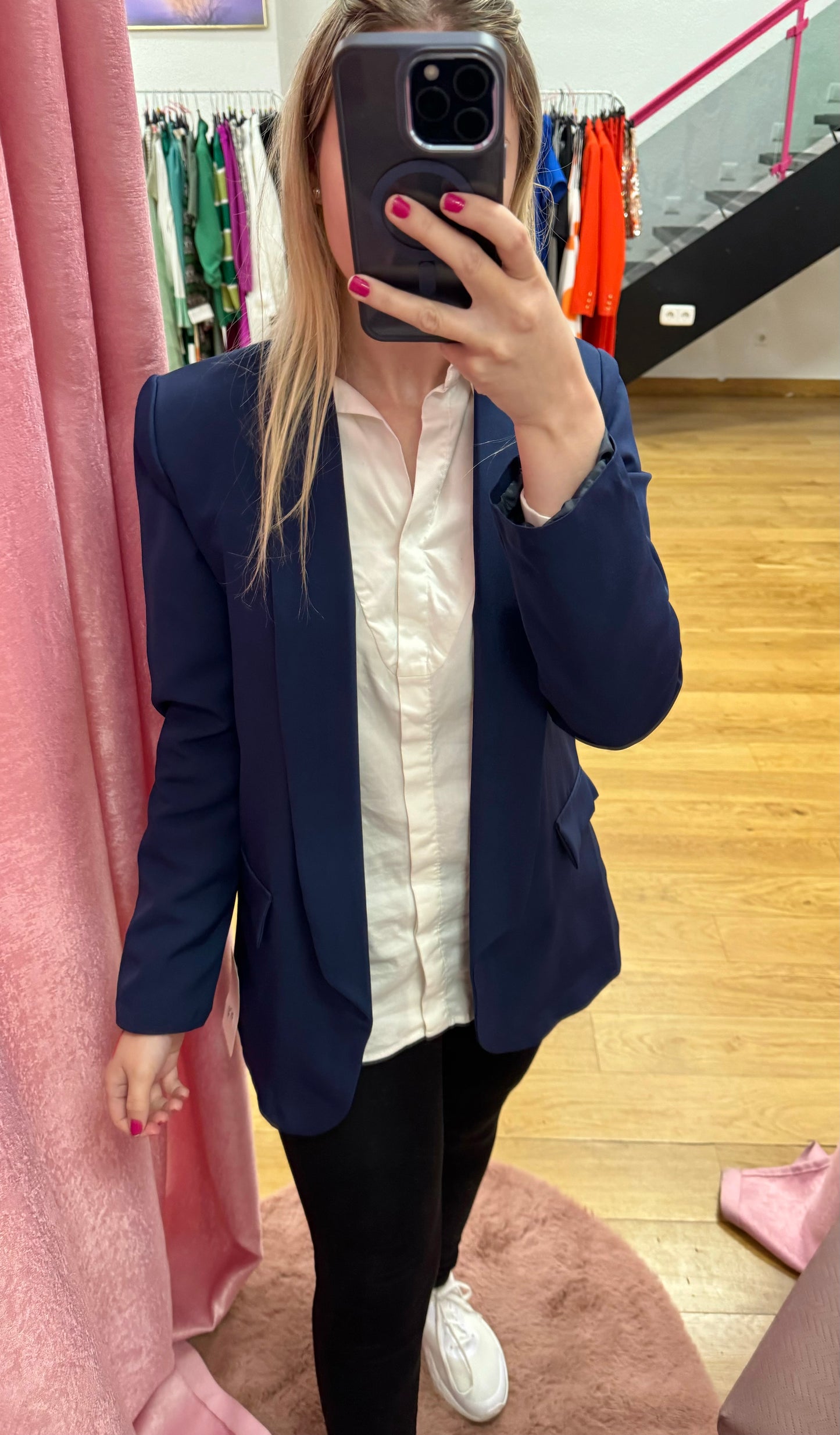 Americana azul marino