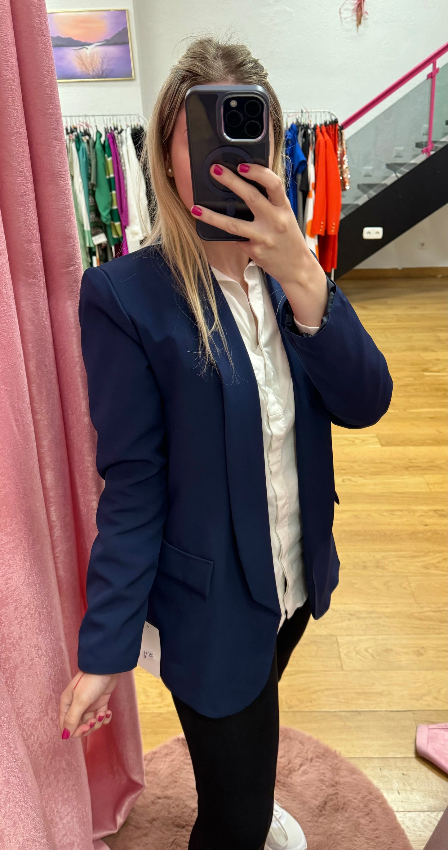Americana azul marino
