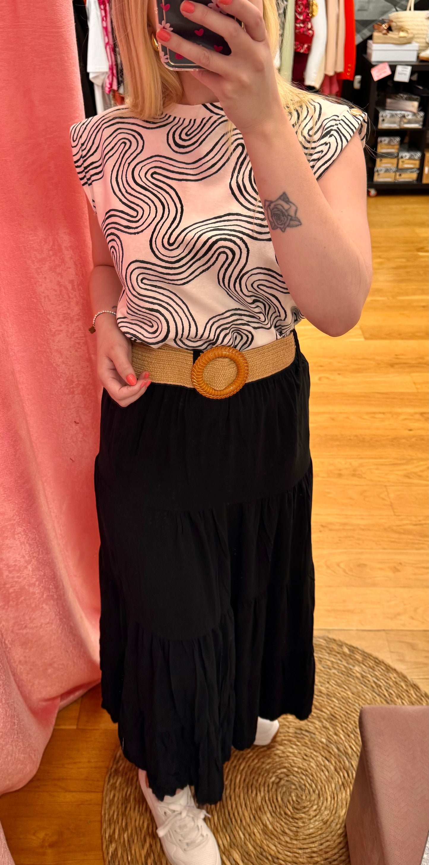 Camiseta espiral