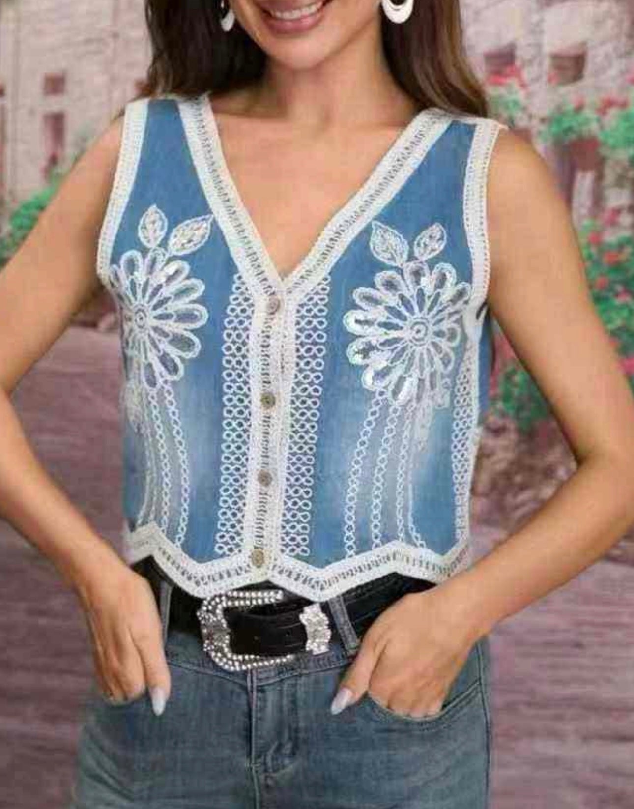 Chaleco vaquero