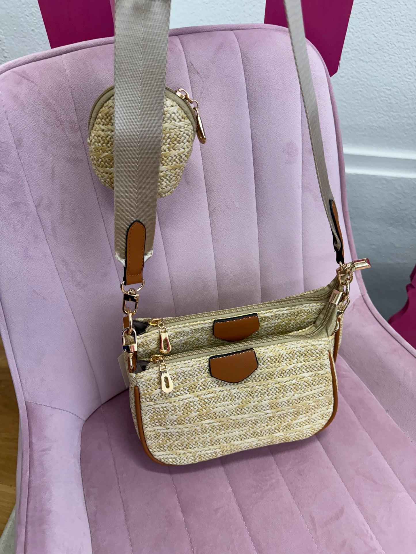 Doble bolso con monederito