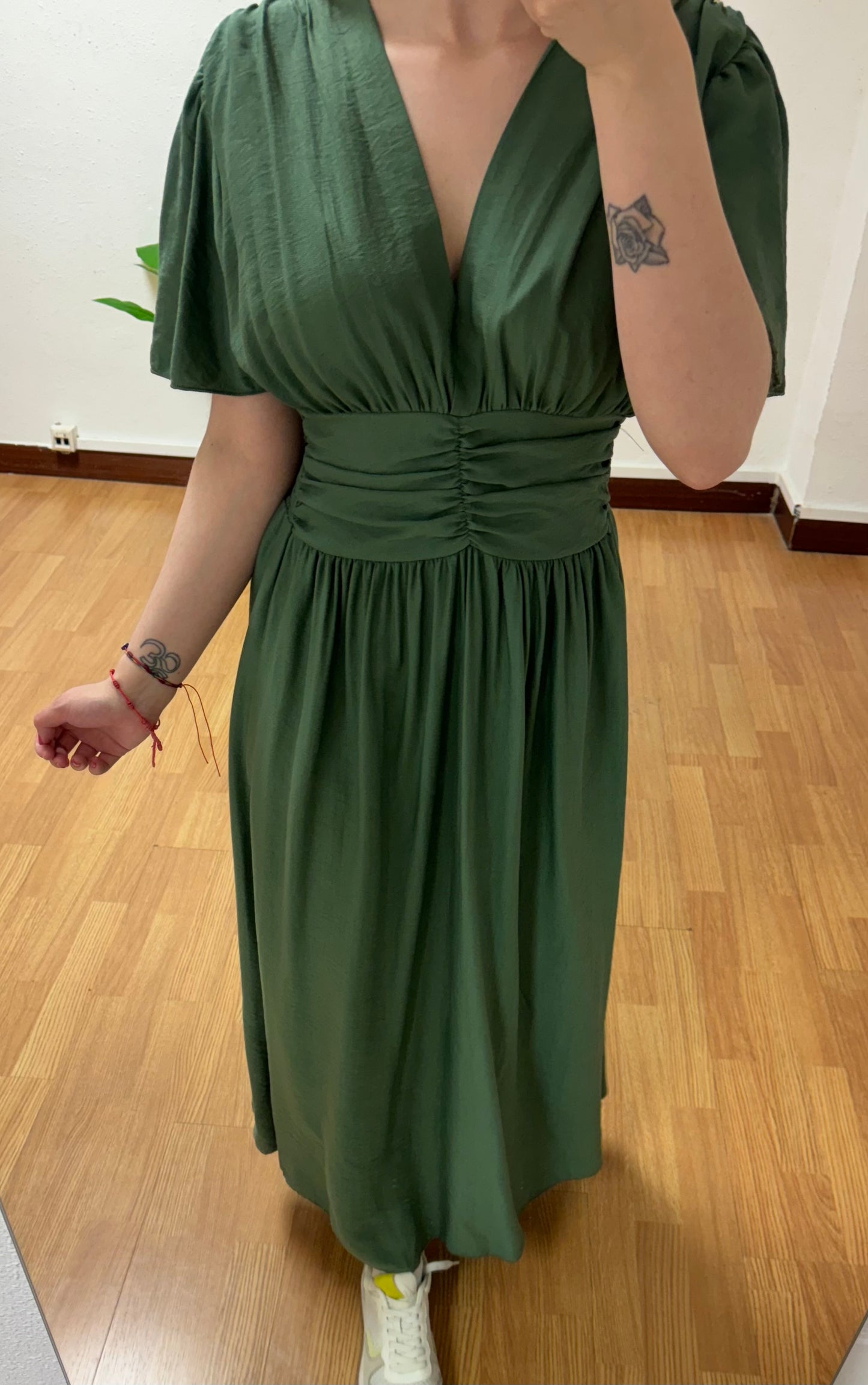Vestido nube verde