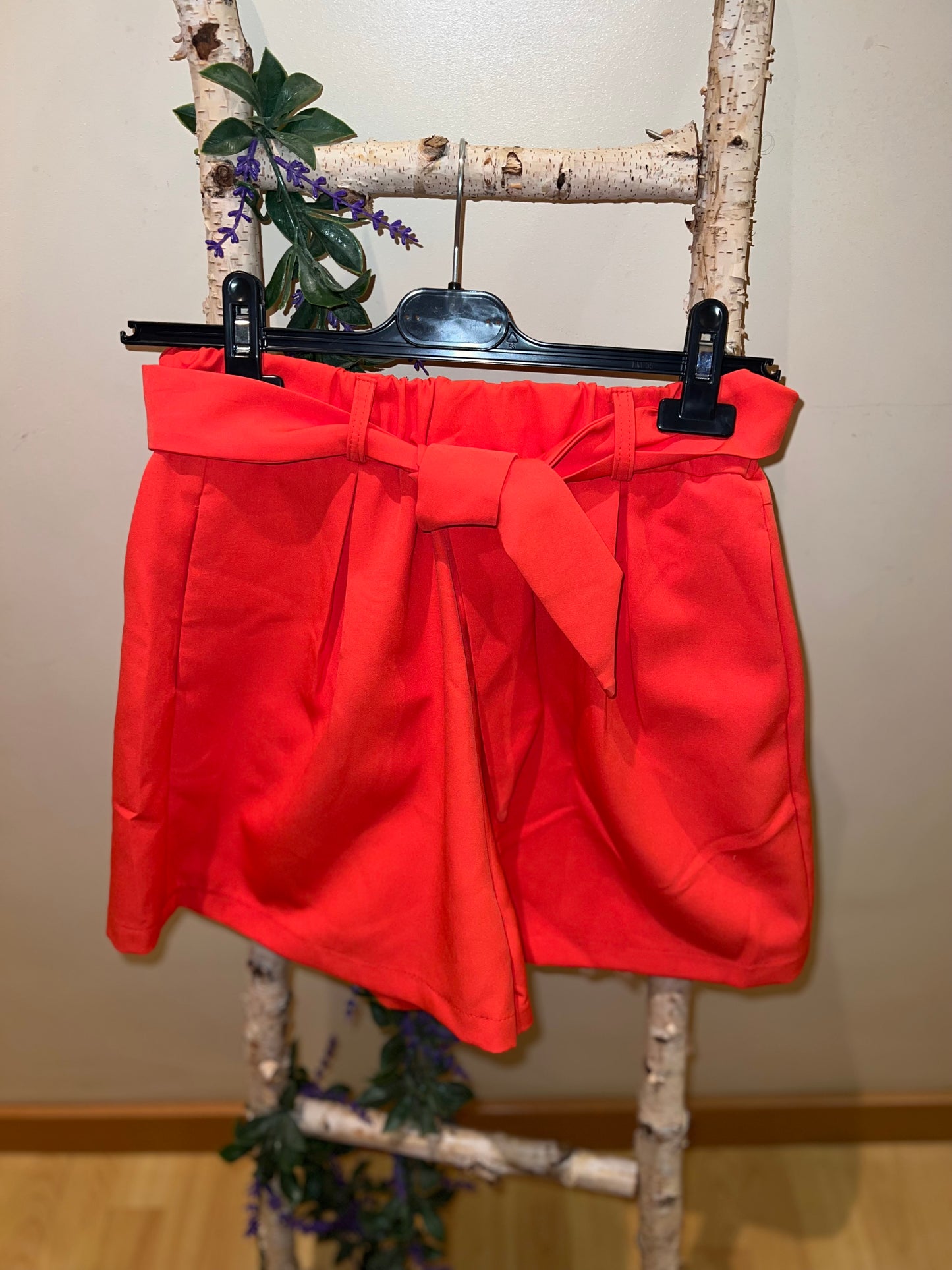 Pantalón Corto Naranja Fluor