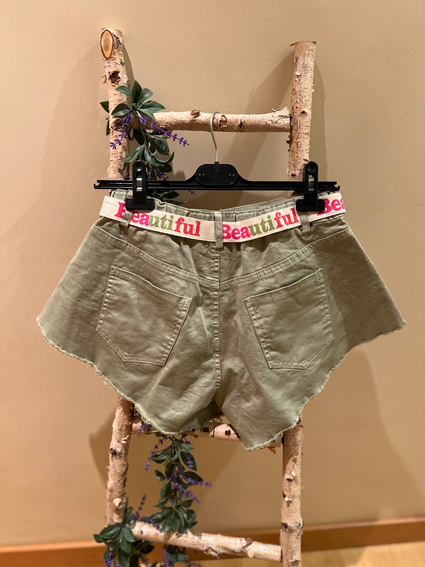 Pantalón Corto Verde Caqui