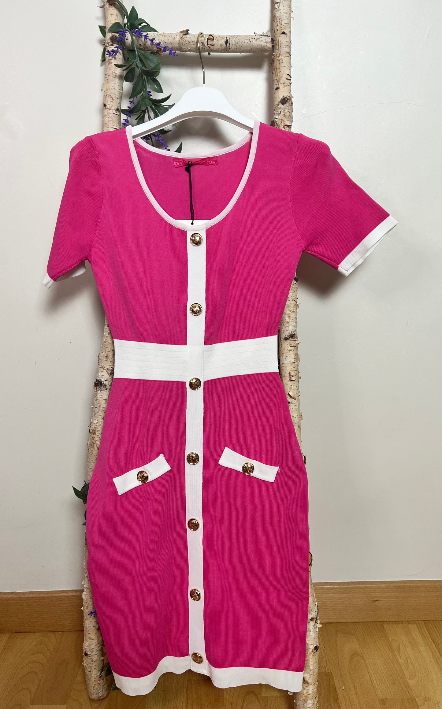 Vestido Miranda Color Fucsia