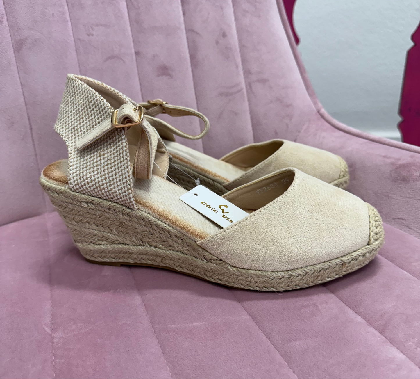 Cuña beige