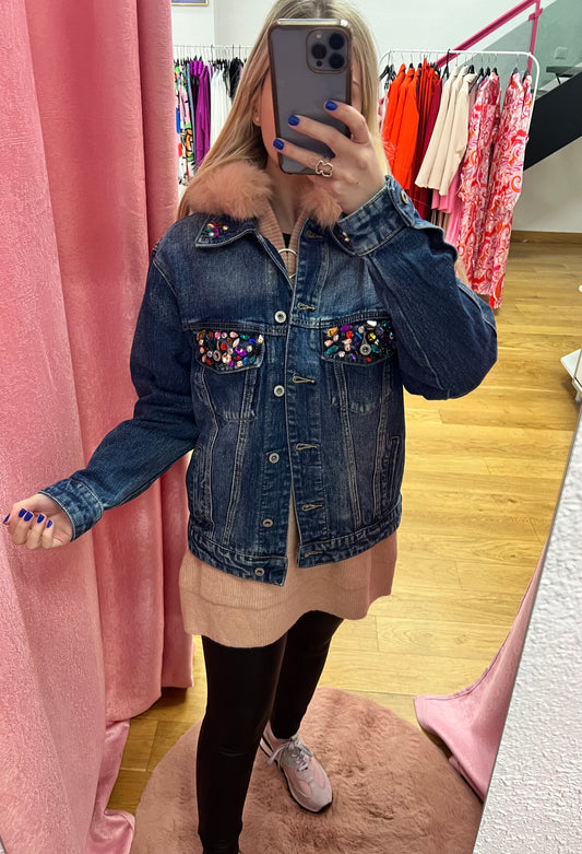 Cazadora denim joya
