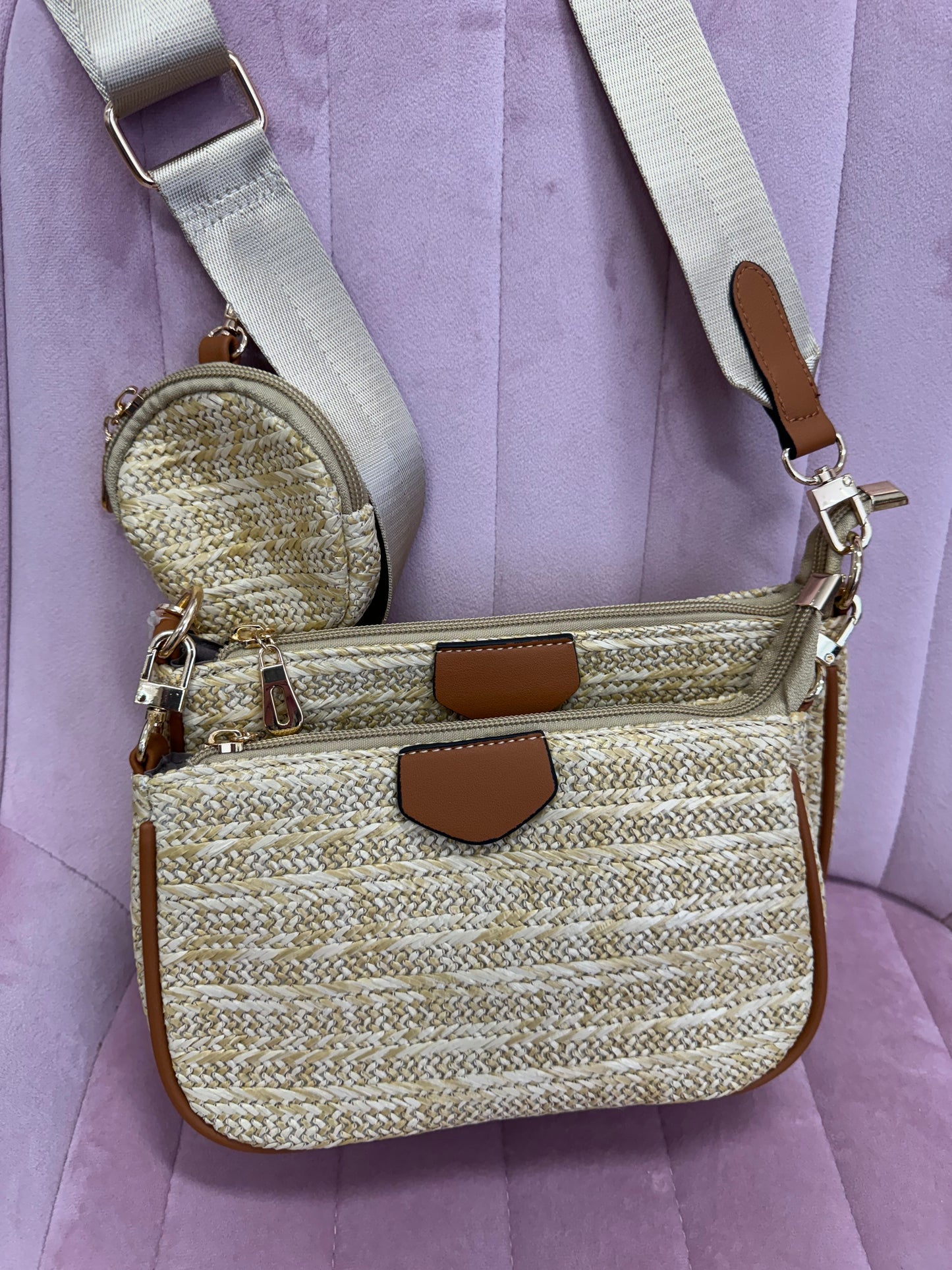 Doble bolso con monederito