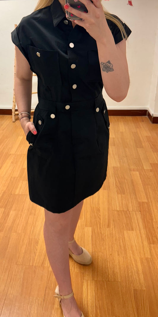 Vestido safari