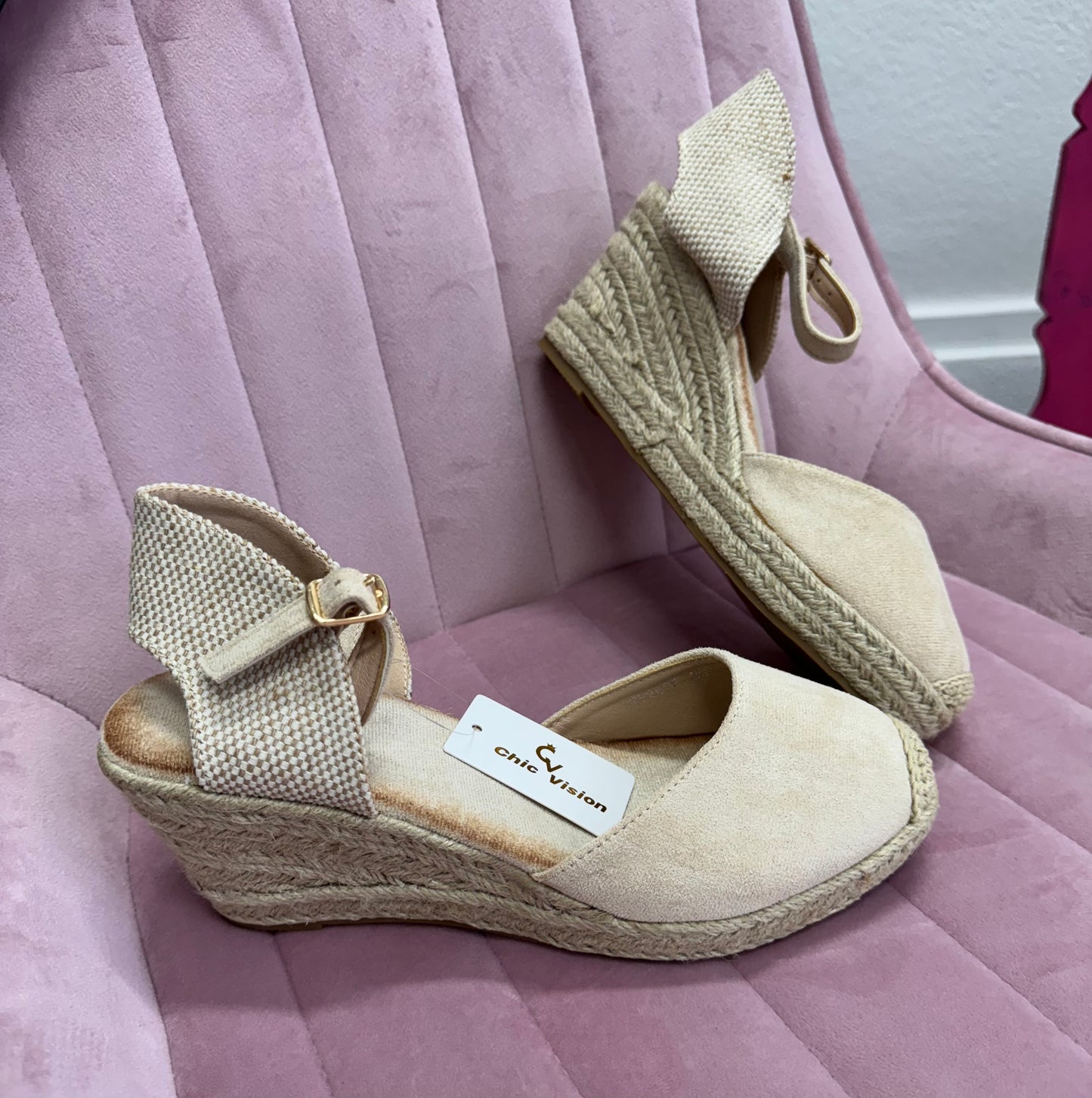 Cuña beige