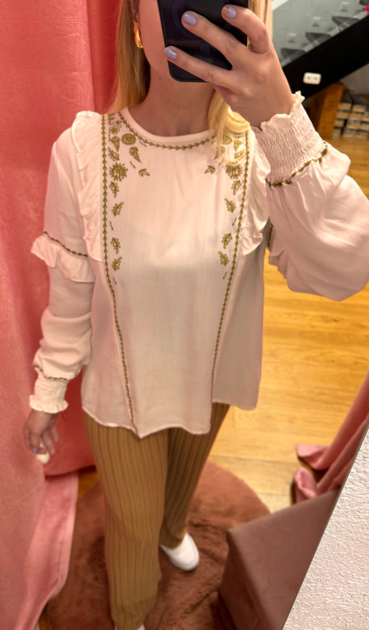 Blusa con bordado