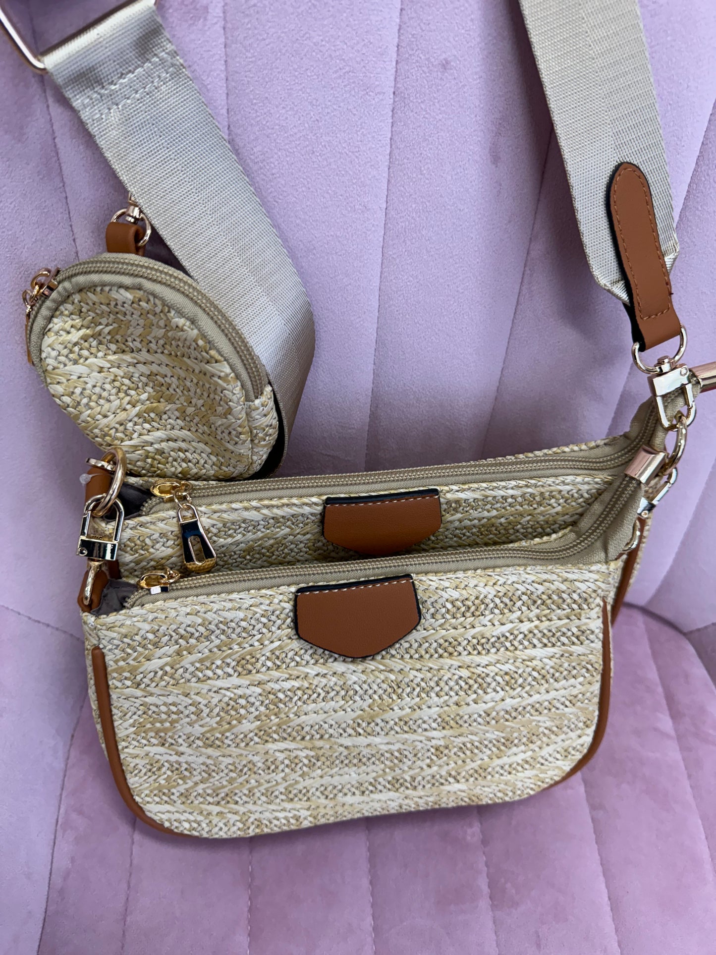 Doble bolso con monederito