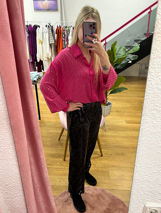 Camisa brillo fucsia