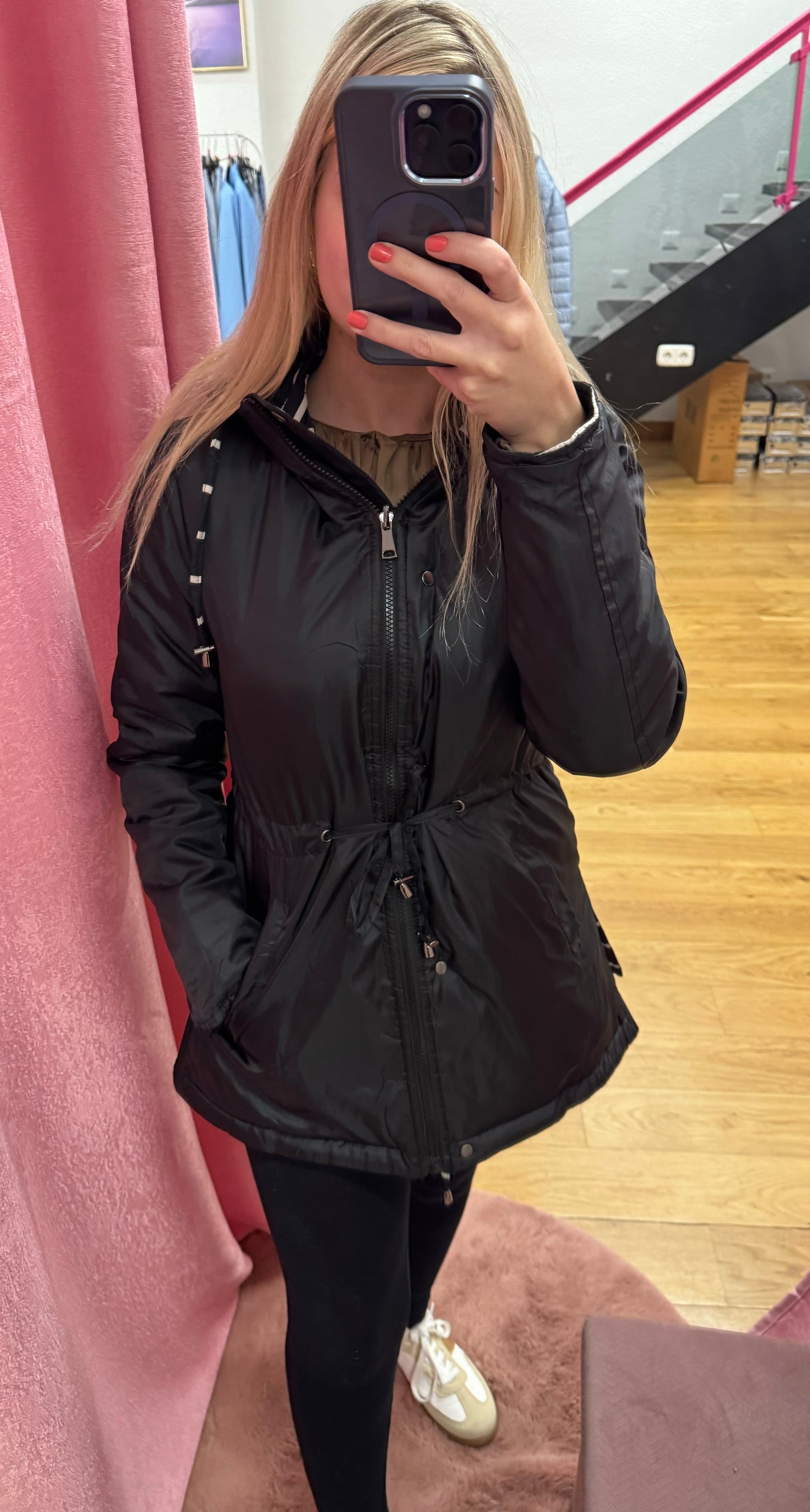 Parka reversible