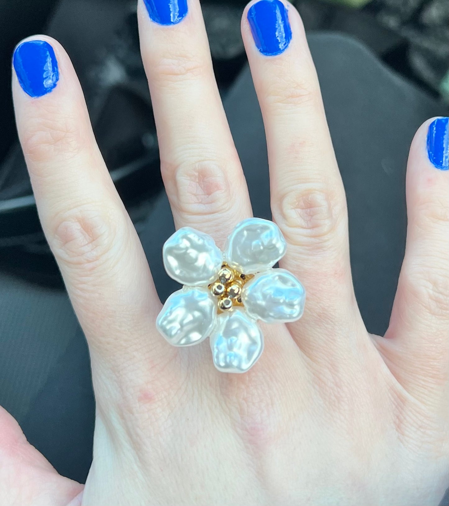 Anillo flor