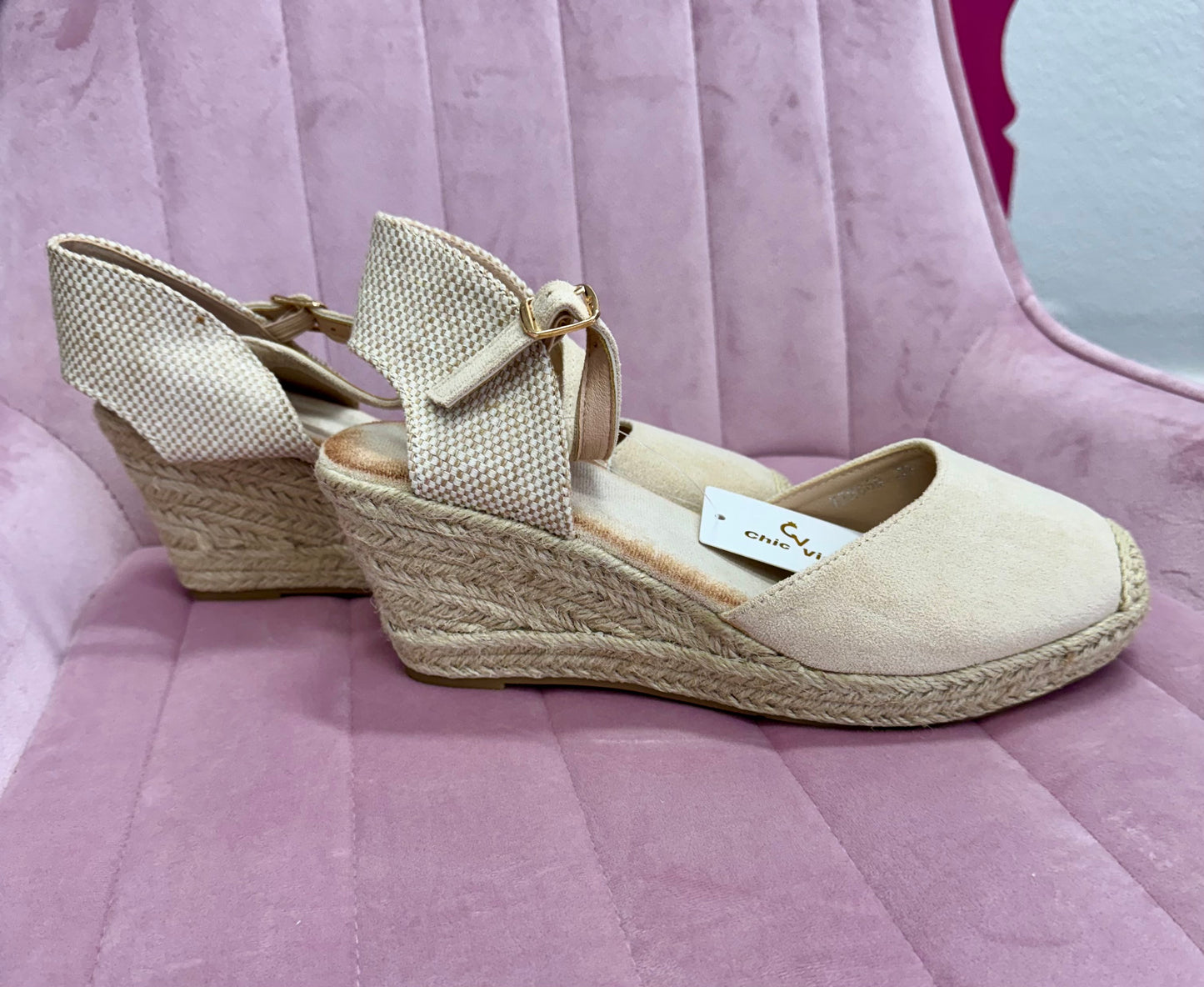 Cuña beige