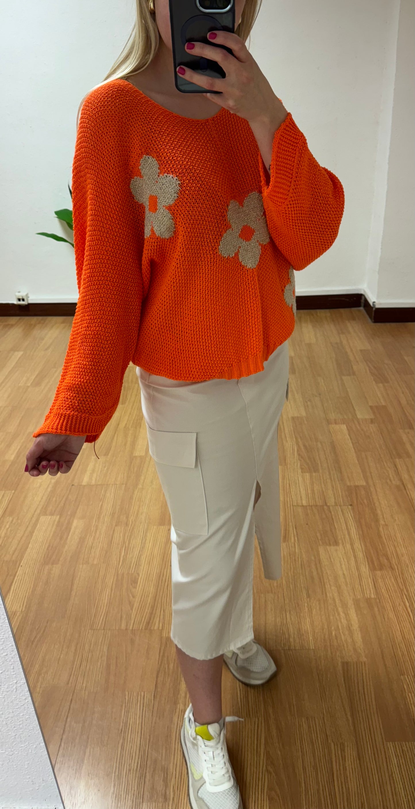 Jersey naranja fluor