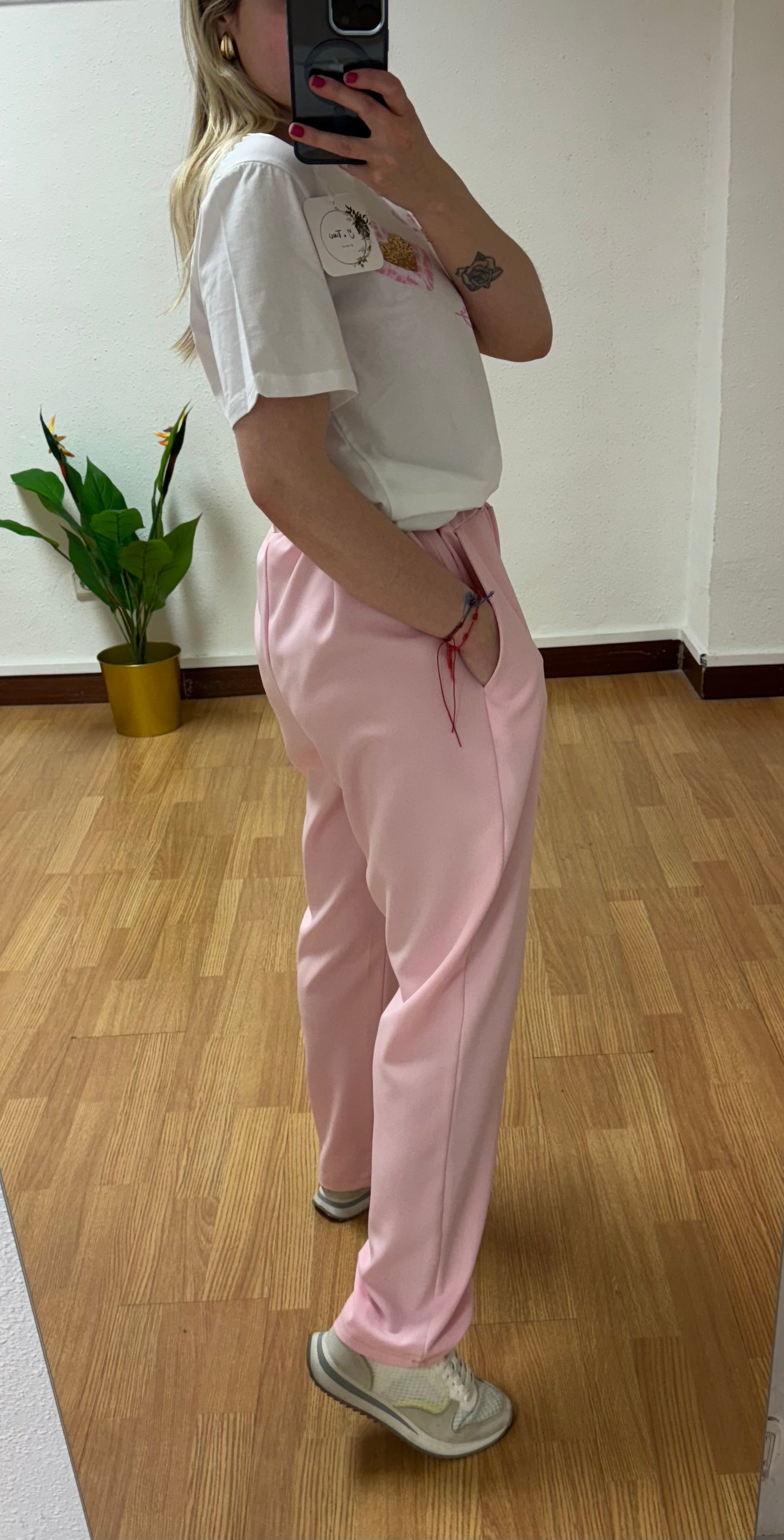 Pantalón con cinturón