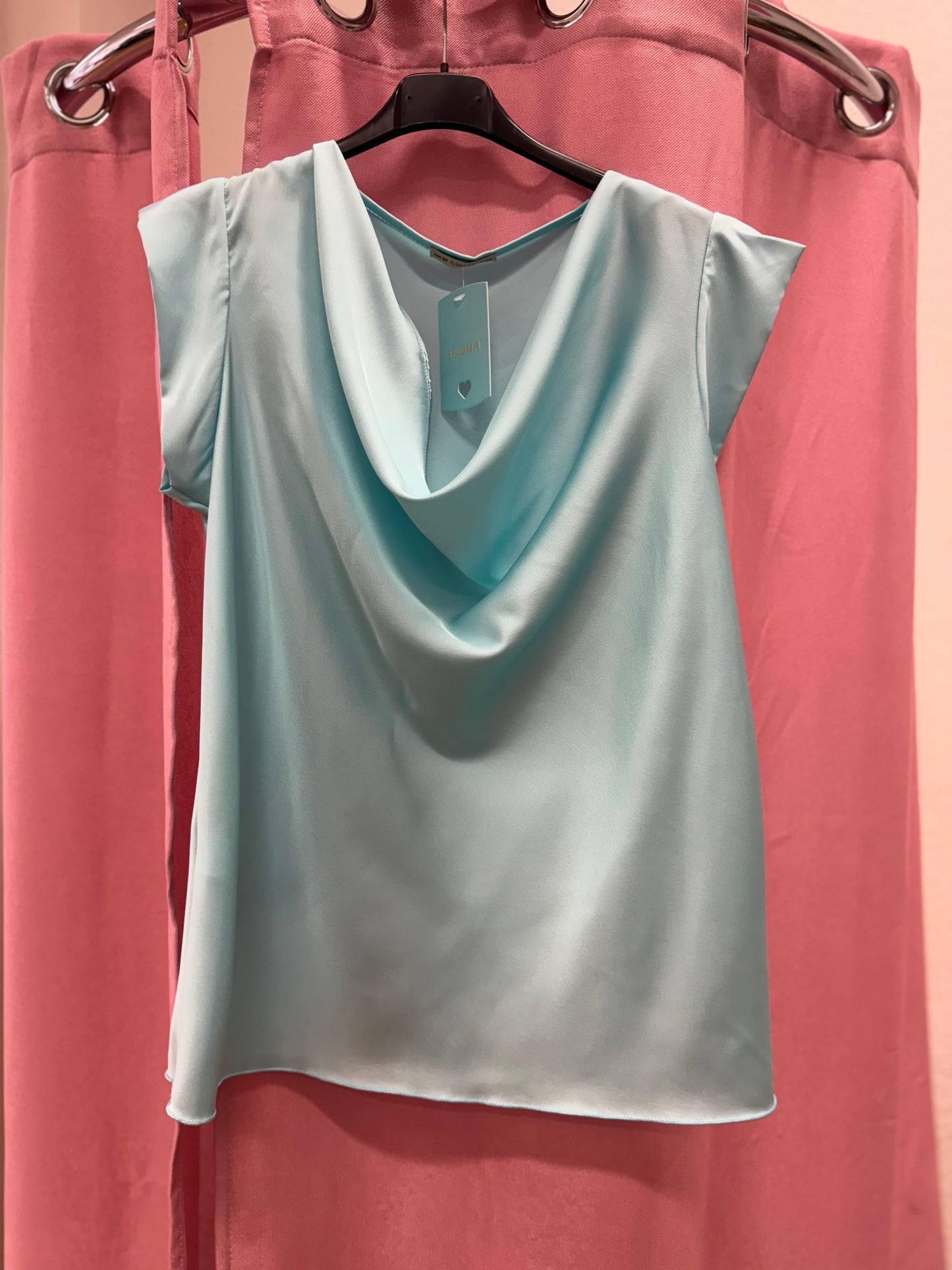 Blusa cuello redondo