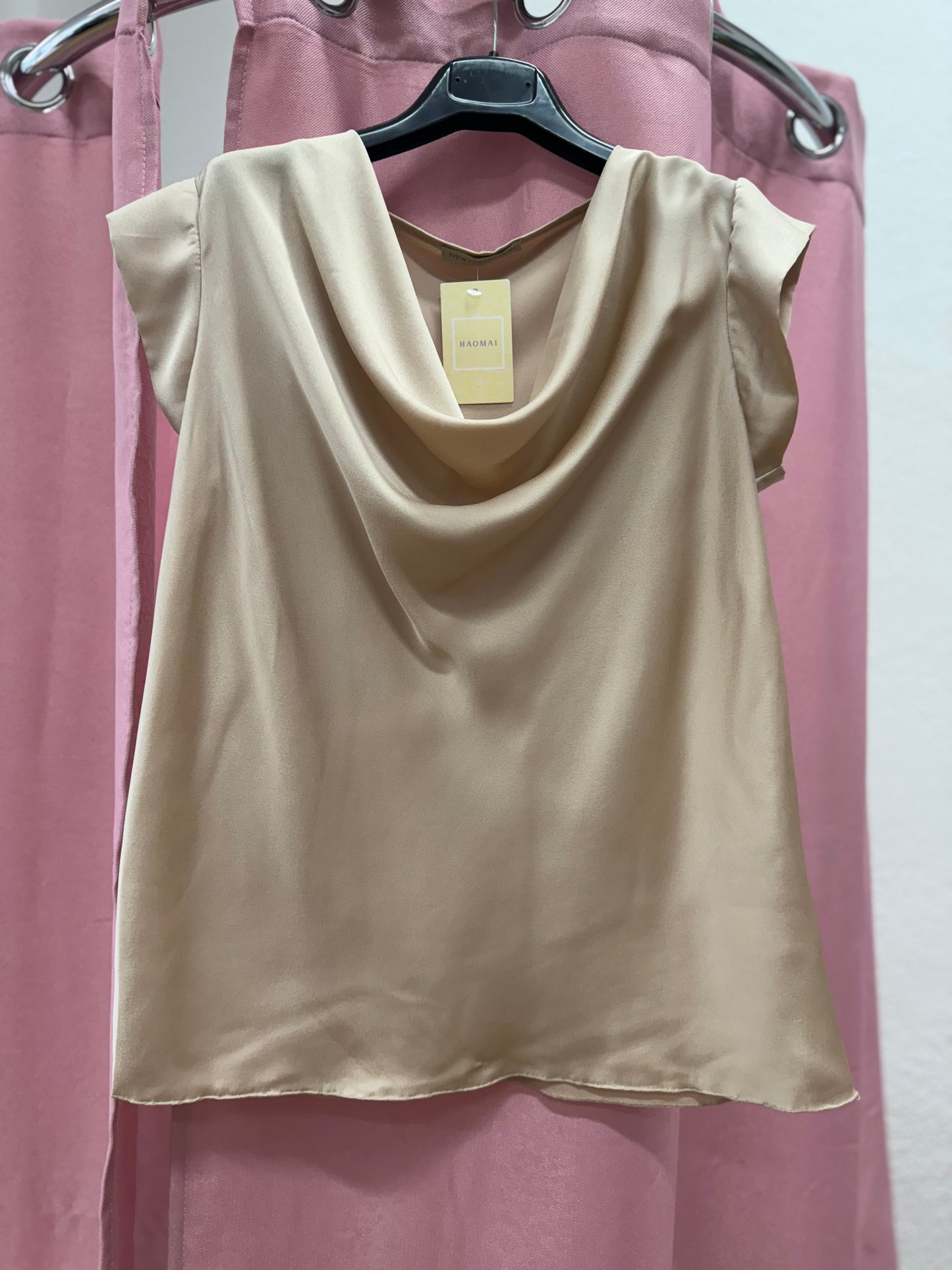 Blusa cuello redondo