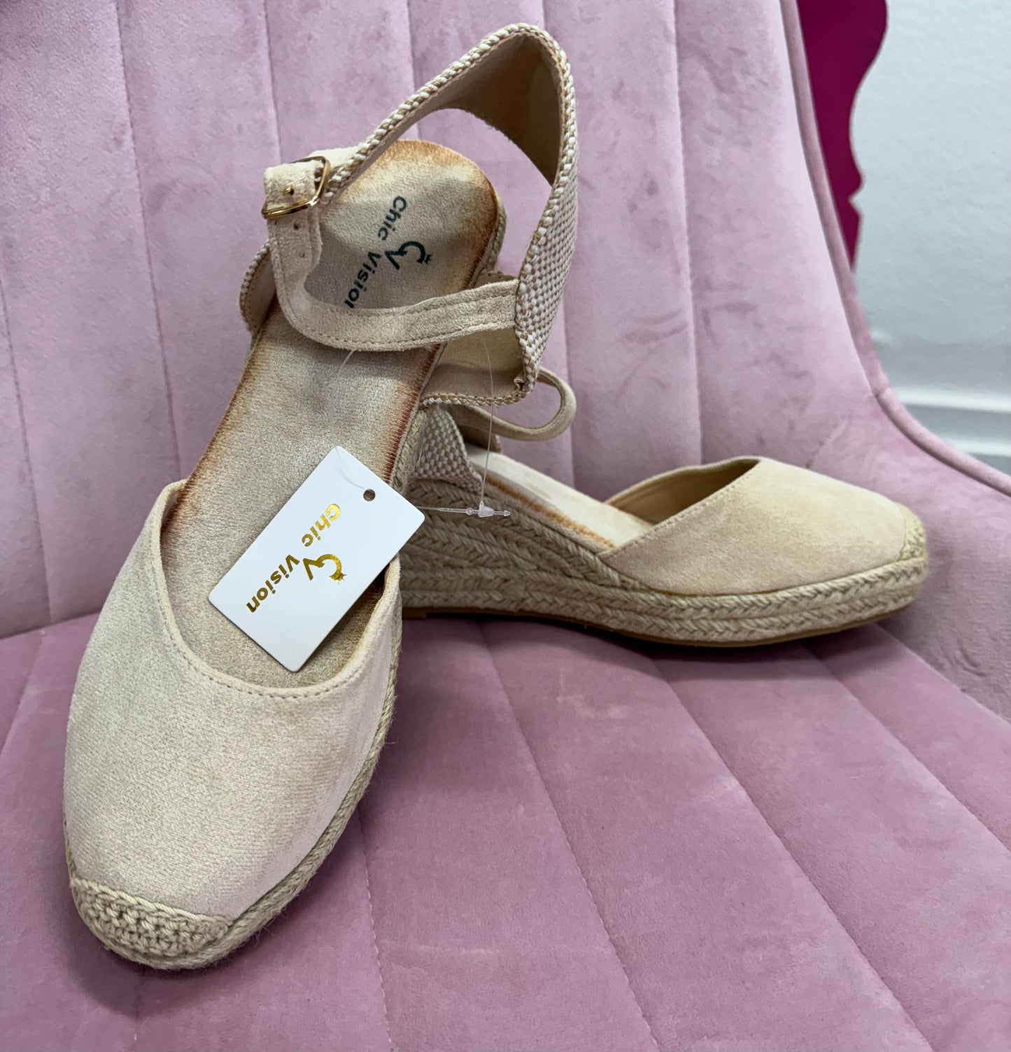 Cuña beige