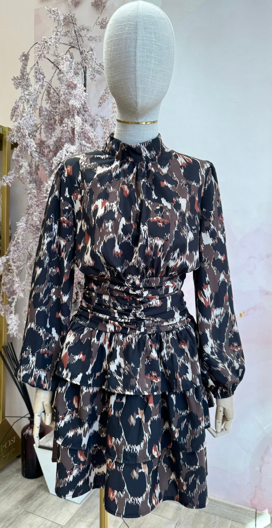 Vestido leopard