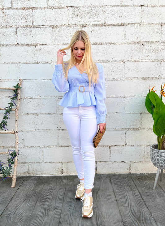 Pantalón Basic Blanco