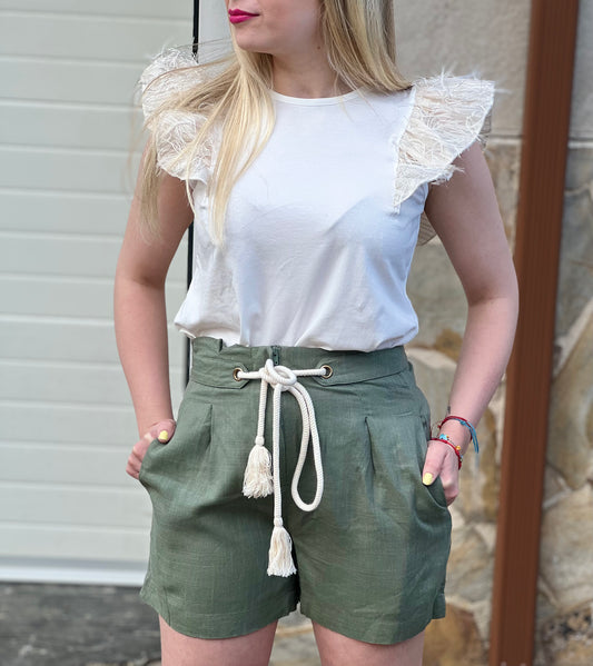 Pantalón verde caqui